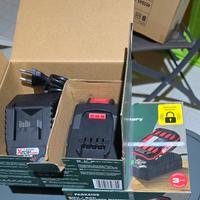 batterie Parkside 2ah 20v con caricabatterie 