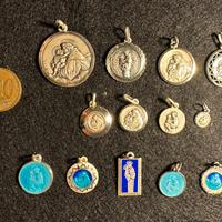 medagliette S. Antonio in argento 800