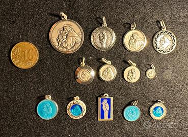medagliette S. Antonio in argento 800