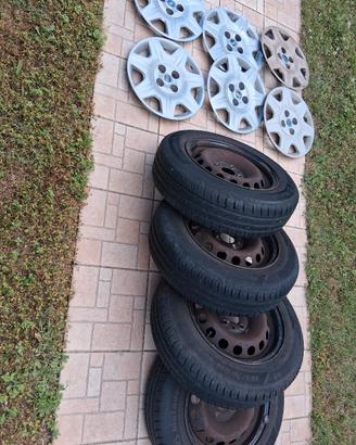pneumatici estivi c/cerchio 165/70/R14 xPunto 188 