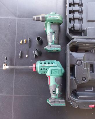 PARKSIDE COMPRESSORE E POMPA RICARICABILE X20