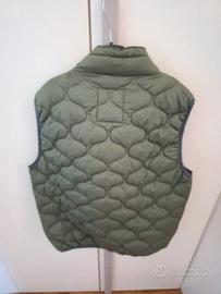 Gilet Frankie Garage Verde Militare - Nuovo con Ca