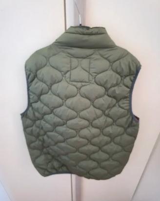 Gilet Frankie Garage Verde Militare - Nuovo con Ca
