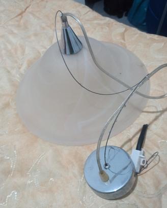 lampadario in vetro per cucina