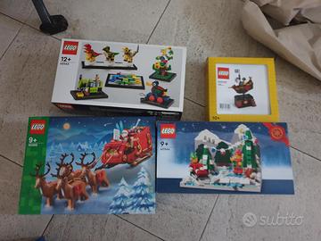 Lego nuovo slitta di babbo natale gli elfi tributo