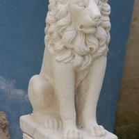 STATUA LEONE IN CEMENTO CM 60