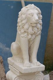 STATUA LEONE IN CEMENTO CM 60