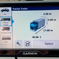 Navigatore Garmin camion