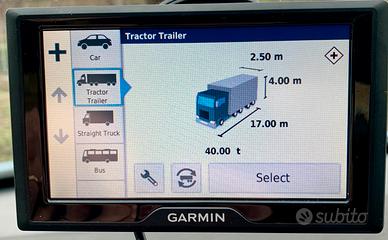Navigatore Garmin camion