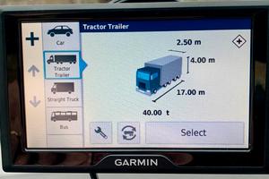 Navigatore Garmin camion