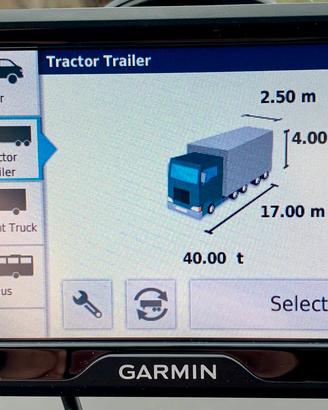 Navigatore Garmin camion