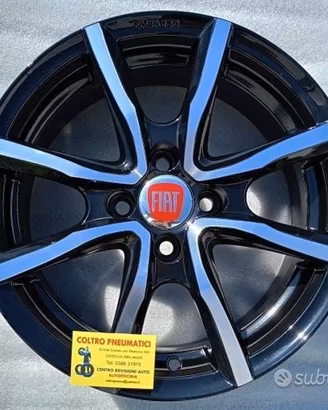 Cerchi In Lega NUOVI Da 15 Per Fiat 500 Panda Ecc