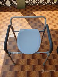 Sedia supporto per anziani per water/doccia