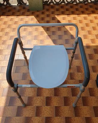 Sedia supporto per anziani per water/doccia