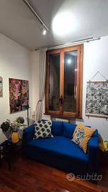 Divano Letto IKEA SKÖNABÄCK Blu Brillante