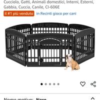 kennel cani grande 6 pannelli 