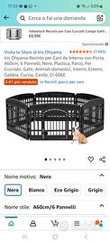 kennel cani grande 6 pannelli 