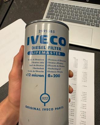 Filtro disel iveco 2991585