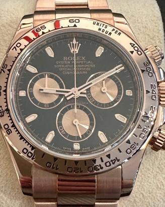 116505 Rolex daytona oro rosa everose