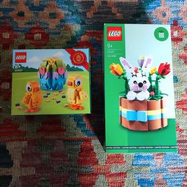 Lego 40527 e 40587 Pasqua edizione limitata