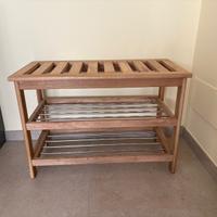 Panca Stommerup di Jysk per scarpe