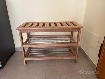 Panca Stommerup di Jysk per scarpe