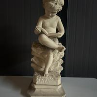 Putto in alabastro