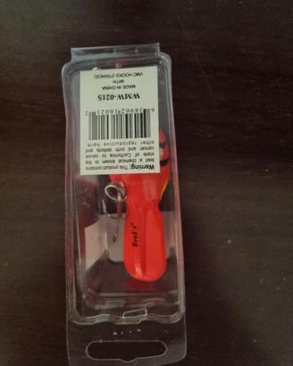 Esche artificiali Crankbait-Cromata/Gialla e Rossa