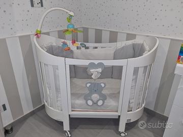 Culla, settimino e fasciatoio linea italbaby ors