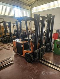 Carrello elevatore elettrico portata 1500kg marca 
