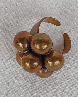 anello ottone artigianale unisex 