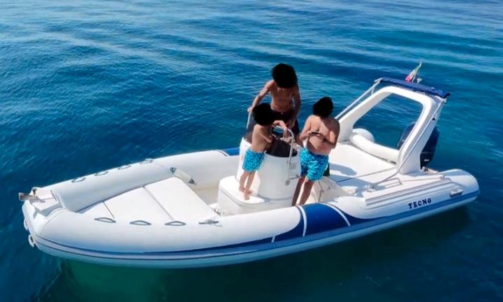 Gommone 7 mt con 150 cv Yamaha