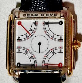 Jean D’eve “Quarta” Retrograde bicolore oro nuovo