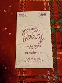 RARO Manuale Istruzioni + Dizionario Furby Italian