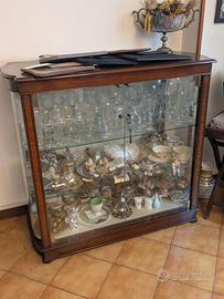 Vetrinetta legno e cristallo