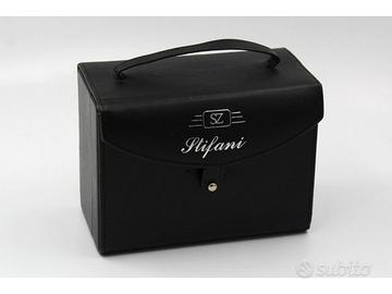 Stifani Bauletto Pelle Scatola Orologio Vintage