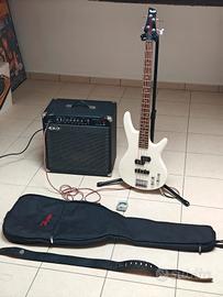 🎸 Basso Ibanez GSR200 + Amplificatore EKO XB30