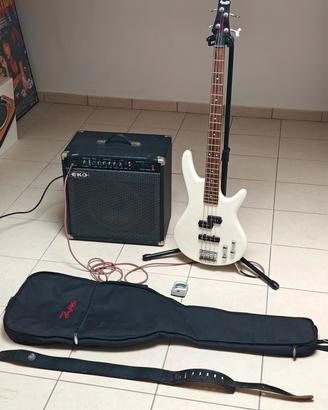 🎸 Basso Ibanez GSR200 + Amplificatore EKO XB30