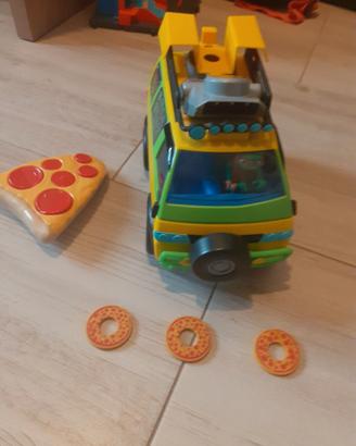 furgone spara pizza tartarughe ninja