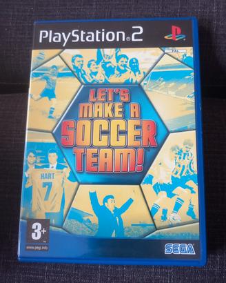 let's make a Soccer Team PS2