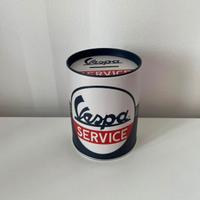 Salvadanaio Piaggio Vespa Service in latta