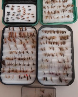 mosche a secco per pesca