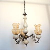 Lampadario vintage a 3 braccia