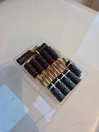 6 Coppie / 12 Pezzi di Connettori a Banana da 4 mm