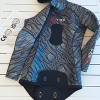 Giacca muta 3mm bifoderata pesca sub Zyhg