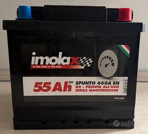 Batteria imolax 55Ah nuova con scontrino garanzia