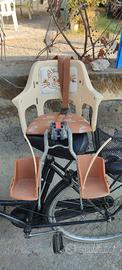 Seggiolino bambini manubrio bici