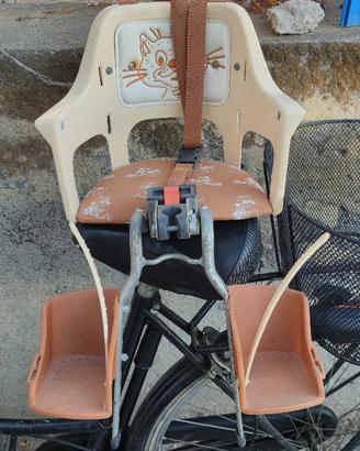 Seggiolino bambini manubrio bici
