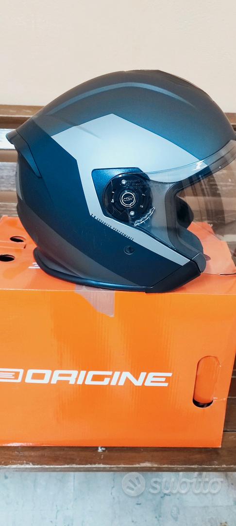 ORIGINE Casco Jet Moto 3/4 Aperto con Doppia Visiera Adatto per