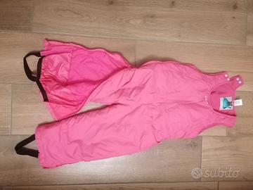 Salopette bambina 3/5 anni per neve 90-98cm